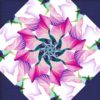 Floral Fantasia (P) Kaleidoscope Pre Cut Quilt Kit - Image 3