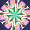 Floral Fantasia (P) Kaleidoscope Pre Cut Quilt Kit - Image 4