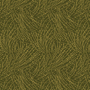 Golden Pine Green Fabric