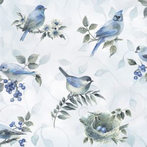 spring blue birds