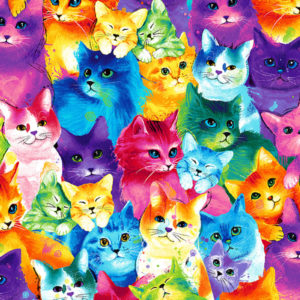 meow za color cats