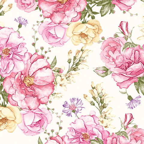 Roseland Rose (Judy's Bloom) Fabric Yardage Fabric - Kaleidoscope ...