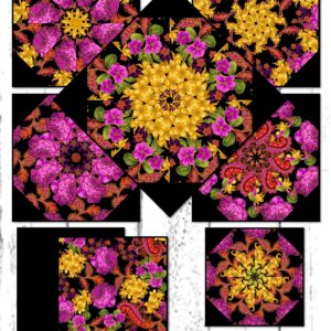 opulent floral collage