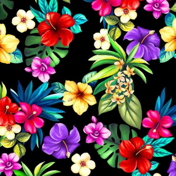 Aloha Black Floral