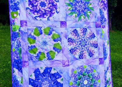 Hydrangea Kaleidoscope Quilt