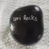 painted lady bug rocks