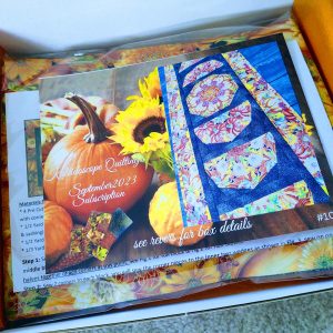 September 2023 quilt subscription box