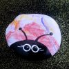 painted lady bug rocks