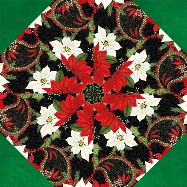 pre-cut quilt block kit, kaleidoscope quilting