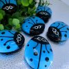 painted ladybug rocks