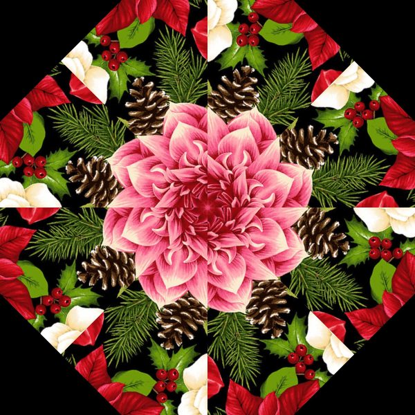 winter garden quilt block