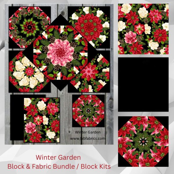 winter garden quilt block