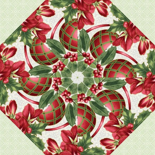 pre cut quilt kit, christmas quilt kit