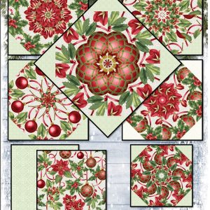 pre cut quilt kit, christmas quilt kit