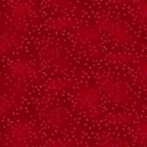 Scarlet Poinsettia 3 Yard Fabric Bundle, Red Black Christmas Fabric, Holiday Quilt Fabric, Poinsettia Fabric, Quilting Cotton Bundle - Image 3