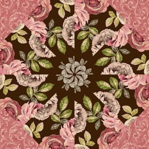 Floral pre cut quilt kit