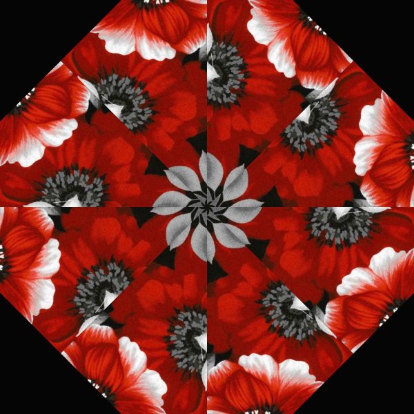 Scarlet Days & Nights 30 Pre-Cut Kaleidoscope Quilt Kit - Image 3