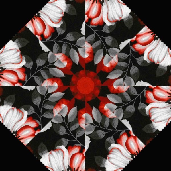 Scarlet Days & Nights 30 Pre-Cut Kaleidoscope Quilt Kit - Image 7