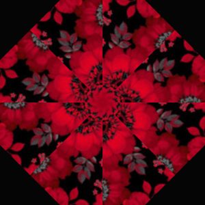 Scarlet Days & Nights / Reds Pre-Cut Kaleidoscope Kit (12-5" Blocks)