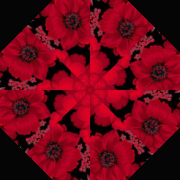 Scarlet Days & Nights Complete Pre-Cut Kaleidoscope Quilt Kit - Image 8