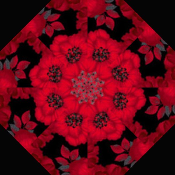 Scarlet Days & Nights Complete Pre-Cut Kaleidoscope Quilt Kit - Image 7