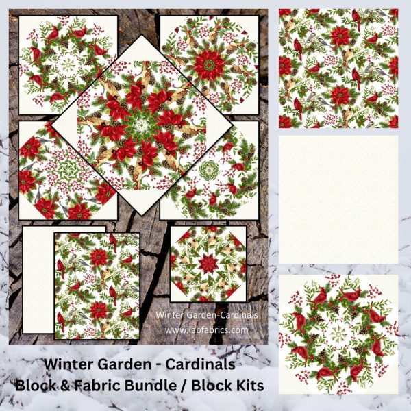 winter, christmas pre cut quilt kit