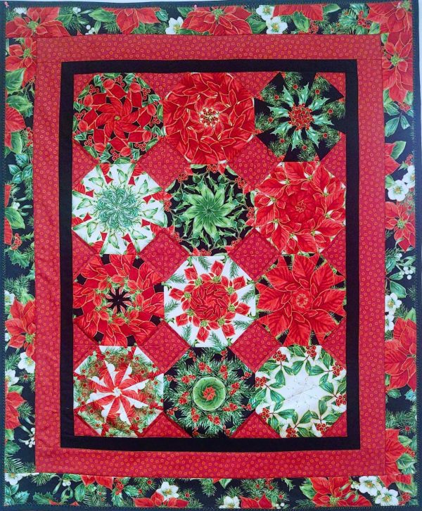 Tis the Season Quilted Quilt / Lap Throw / Sofa Throw or Wall-hanging - Image 3