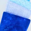 4 Piece Assorted Blues Fabric - Image 2