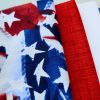 4 Piece Assorted Red, White & Blues Fabrics - Image 2