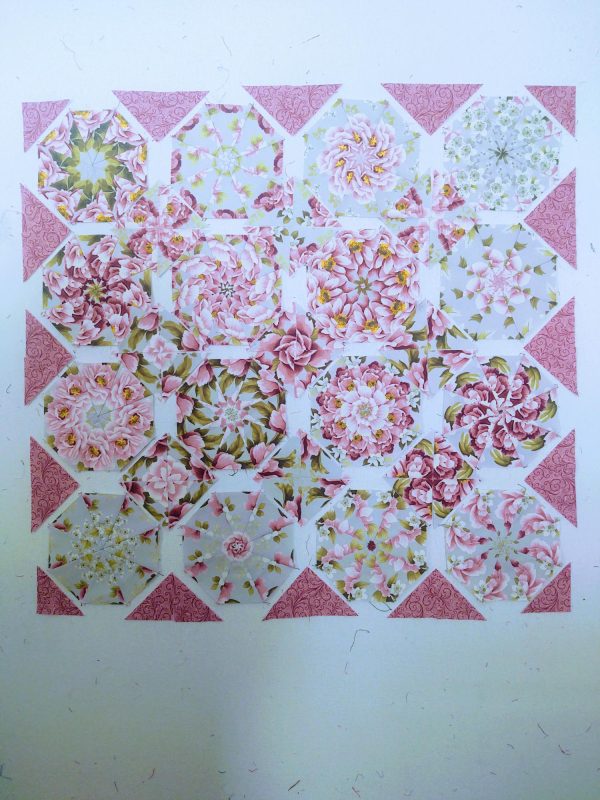 Camellia Pre-Cut Kaleidoscope Within Quilt Kit - Image 7