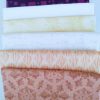 6 Piece Assorted Tonals Poinsettia Fabric