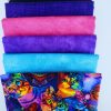 6 Piece Assorted Tonals / Prints Fabric