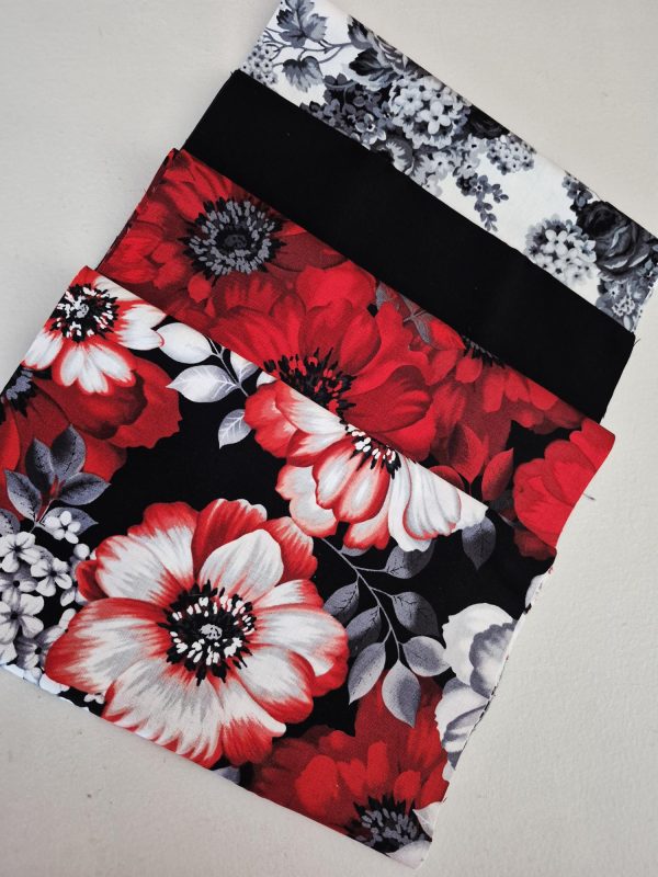 Scarlet Days & Nights Fabric Collection