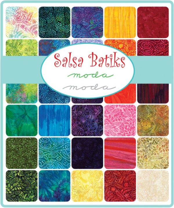 Salsa Batiks 10 Inch Squares Layer Cake