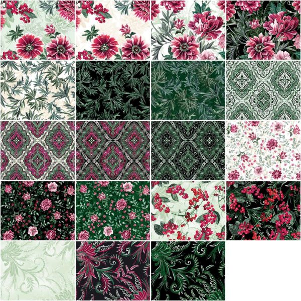 Winterberry Floral 2.5 Inch Strip Set - Image 2