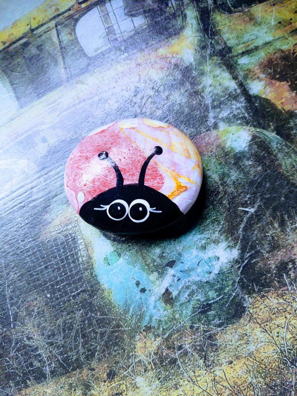Painted Lady Bug Rocks - Marbled - Image 2