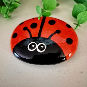 lady bug rock, ladybug gift, friendship gift, get well gift,