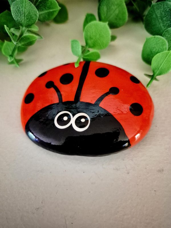 lady bug rock, ladybug gift, friendship gift, get well gift,