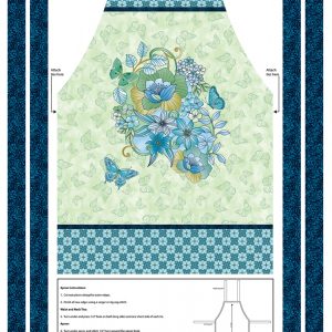 butterfly calypso apron panel