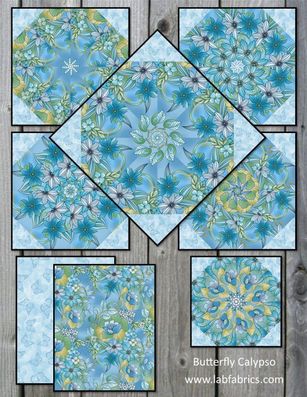 Butterfly Calypso Pre-Cut Kaleidoscope *Bundle* Kit (12-10" Blocks) - Image 12