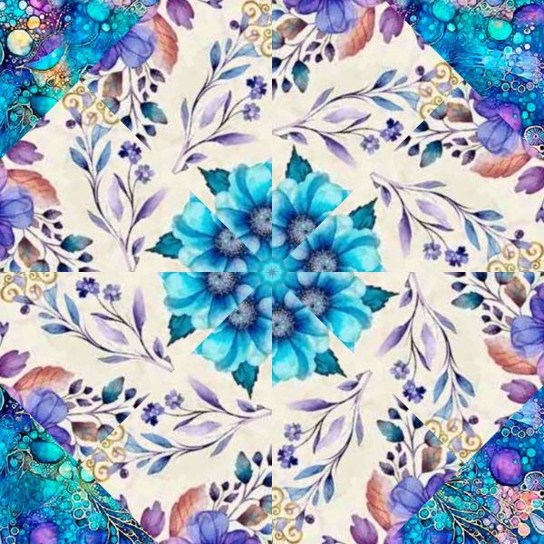 pre cut kaleidoscope quilt kit