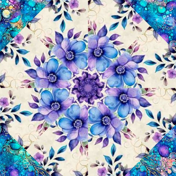 pre cut kaleidoscope quilt kit