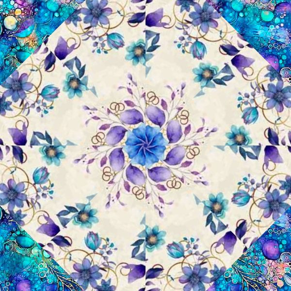 pre cut kaleidoscope quilt kit