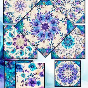 Fantasia Pre-Cut Kaleidoscope Quilt Kit