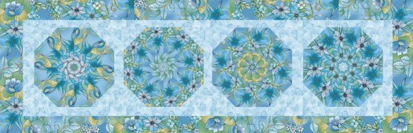 Butterfly Calypso Pre-Cut Kaleidoscope Table Runner/Mug Rug Kit - Image 2