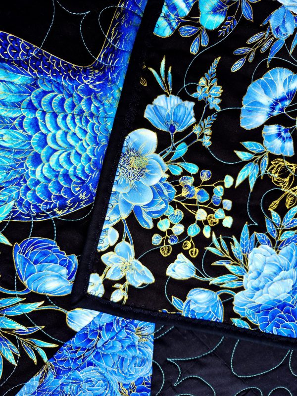 peacock plume quilt