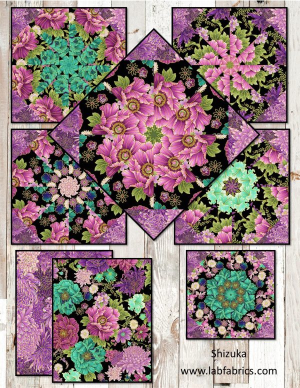 Shizuka Kaleidoscope Quilt Kit