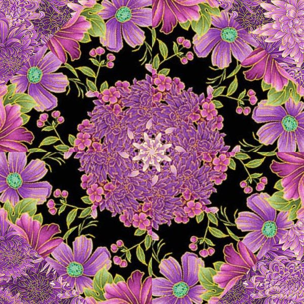 Shizuka Pre-Cut Kaleidoscope Quilt Kit (12-7" Blocks) - Image 4
