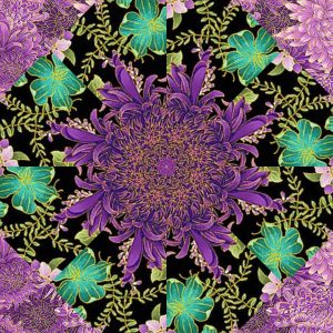 Shizuka Pre-Cut Kaleidoscope Quilt Kit (12-5" Blocks)