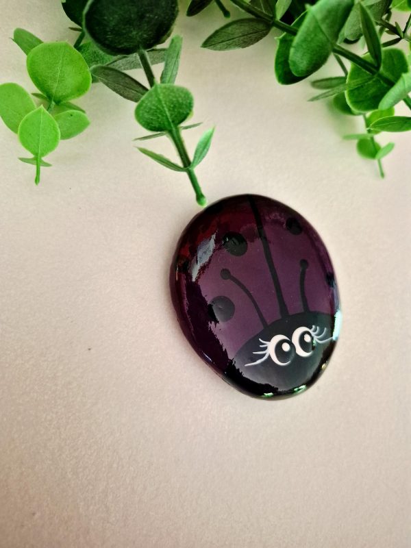 Painted Lady Bug Rocks - Black Cherry - Image 3